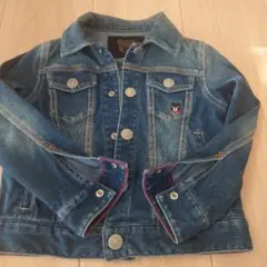 美品 ダブルビー ジージャン 120 デニムジャケット