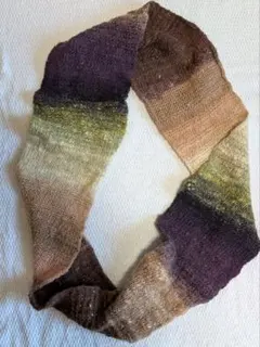 ハンドメイド　マフラー　スヌード