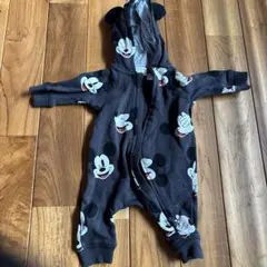 ミッキーマウスロンパース 0-1mフード付き 5.