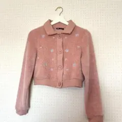 ピンクカーディガン