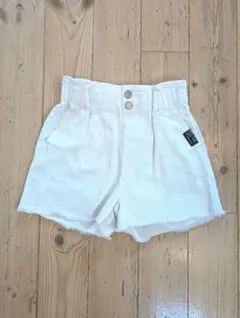 ホワイト ショートパンツ 130cm