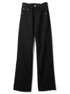 GRL フロントスリットハイウエストデニムパンツ[cu300]