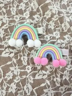 キッズヘアクリップ 2個セット　キッズヘアピン