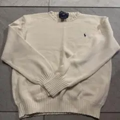 Polo Ralph Lauren アイボリー ニット セーター L