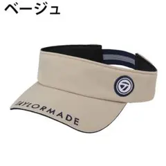 新品！TaylorMade ゴルフ サンバイザー ベージュ 夏用　軽量　男女兼用のサムネイル