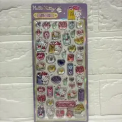 キティ ボンボンドロップシール★きらきらラメ