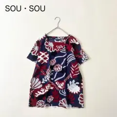 ま〜さ様専用　sousou gibao 高島縮 プルオーバーカットソー