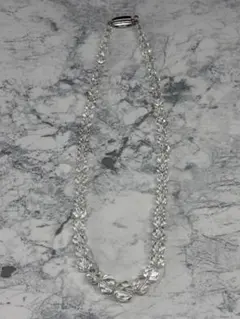 英雅堂 本水晶 水晶 ネックレス GSILVER クリスタル 多面カット