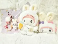 サンリオ マイメロディ ふっくらおみみのうさぎの会 マスコットホルダー