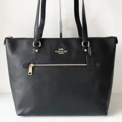 【新品】COACH ギャラリー トート トートバッグ A4 黒 通勤通学