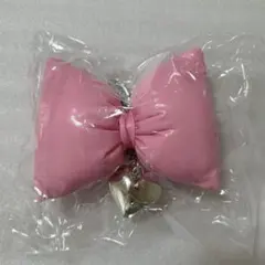 【新品】LUAFEE リボンチャーム カラビナ付きキーホルダー ストラップコスメ