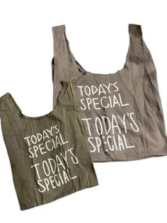 TODAY'S SPECIAL エコバッグ 2個セット