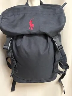 ポロ ラルフローレン リュック ブラック レッドRalph Lauren 黒 赤