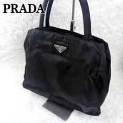 PRADA プラダ ミニボストンバッグ 南京錠 クロシェット 三角プレート