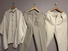 【破格/出品終了前の最終価格です】シャツ　スラックス　3点まとめ売り