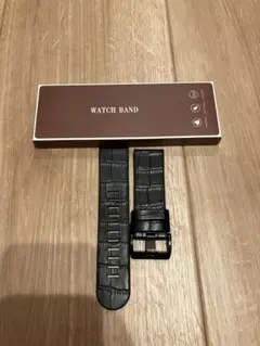 バンド　ブラックレザー クイックフィット　GARMIN用　26mm