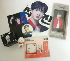 【BTS／JIN】【BT21】まとめ売りセット✧フィギュア、アクスタ、ミニフラグ