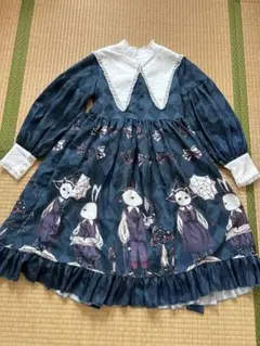 ロリータ ワンピース ウサギ柄 NyaNya Mサイズ ロリータ ワンピース ウサギ柄 NyaNya Mサイズ - メルカリ