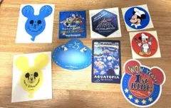 ディズニー　ジュビリーシール ステッカー バルーン　シェフ　アクアトピア 他