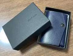 abrAsus ネイビー 三つ折り財布のサムネイル