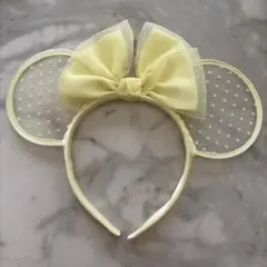 東京ディズニーリゾート ミニーマウスイエローカチューシャ