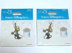 ディズニーシー25周年スパークリングジュビリー チャーム ダッフィーシェリーメイ