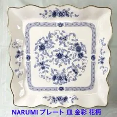 NARUMI BONE CHINA プレート 皿 金彩 花柄のサムネイル