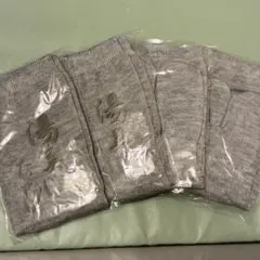足袋ソックス 4足セット グレー まとめ売り