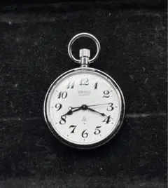 【鉄道時計•希少】　SEIKO メンズ 懐中時計 鉄道時計 クオーツ式腕時計