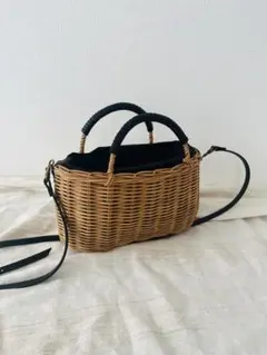 北欧暮らしの道具店◉よくばりかごバッグ ラタン kurashi&trips完売品