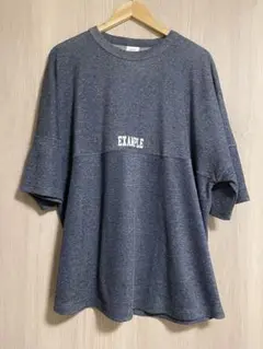 EXAMPLE ダークブルー Tシャツ XL