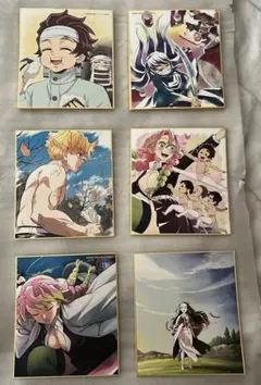 鬼滅の刃　刀鍛冶の里・柱稽古編　作画スタッフ複製ミニ色紙【伍】