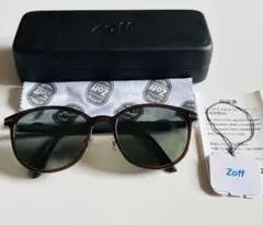 【美品】Zoff ゾフ サングラス 度なし UV99.9%カットユニセックス
