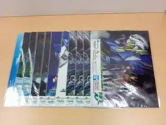 ❶一番くじ 機動戦士ガンダム00 H賞 クリアポスター 7種11枚 セミコンプ