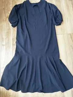 【新品】Anne Coquine ひとめぼれ　2way ワンピース Ｌ ネイビー