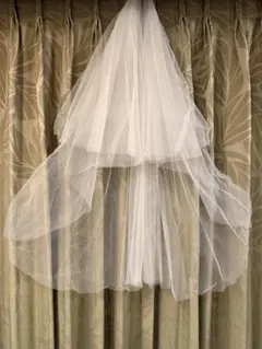 【イタリアンチュール】ウェディングベール 二段式