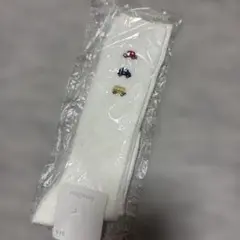 【新品】familiar ファミリア　靴下　ハイソックス　15センチ　白　車