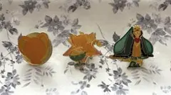 カードキャプターさくら　ピンズ3点セット【ケロちゃん】