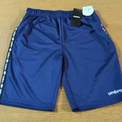 W☆新品☆umbro☆ハーフパンツ☆半ズボン☆サイズＬ☆ネイビー☆男性用☆