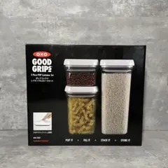 【新品】 OXO 保存容器 ポップコンテナ レクタングル 3ピースセットのサムネイル