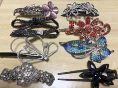 ヘアアクセサリー　バレッタ　髪留め　さまざま　まとめ売り