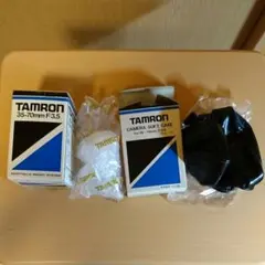 カメラソフトケースとレンズの空箱のサムネイル