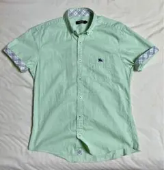 【希少】バーバリーブラックレーベル 半袖シャツ