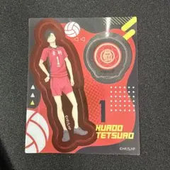 ハイキュー クリアステッカー 黒尾鉄朗