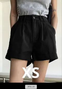 SHEIN 新品ショートパンツ黒XS 綿