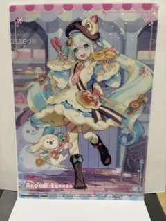 初音ミク Snow Miku 2026 クリアビジュアルポスター
