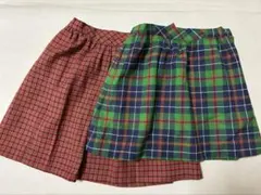 ファミリア　ウールスカート　2点セット　110、120㎝