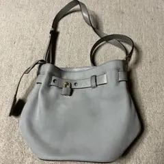 お値下げ　SAZABY ショルダーバッグ　グレー