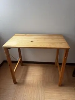 無印良品 パイン材テーブル 折りたたみ式 80×50cm MUJI デスク - メルカリ