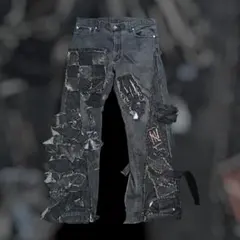 EndlessFashion リメイクデニム ダメージ加工 y2k street - メルカリ